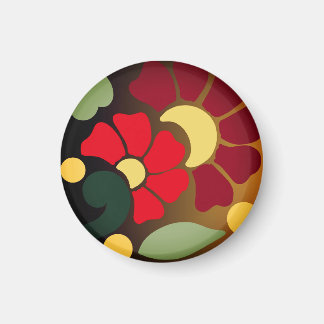 Imán Abstracto floral