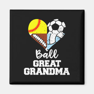 Imán Abuela Abuela Fútbol Fútbol Suave Voleibol
