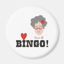 Imán Abuela ama el bingo