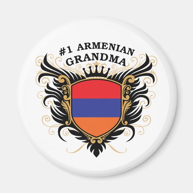 Imán Abuela armenia número uno (Frente)