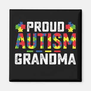 Imán Abuela autista orgullosa Conciencia Familia autist