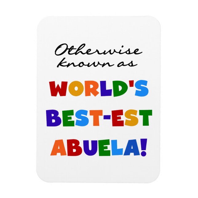 Imán abuela colorsabuela (Vertical)