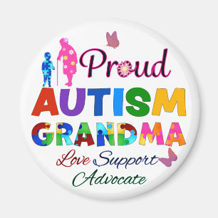 Imán Abuela de autismo orgullosa