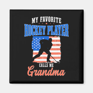 Imán Abuela de hockey del 4 de julio Abuela de la bande