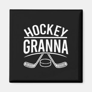 Imán Abuela de Hockey Familia de Hockey Divertido