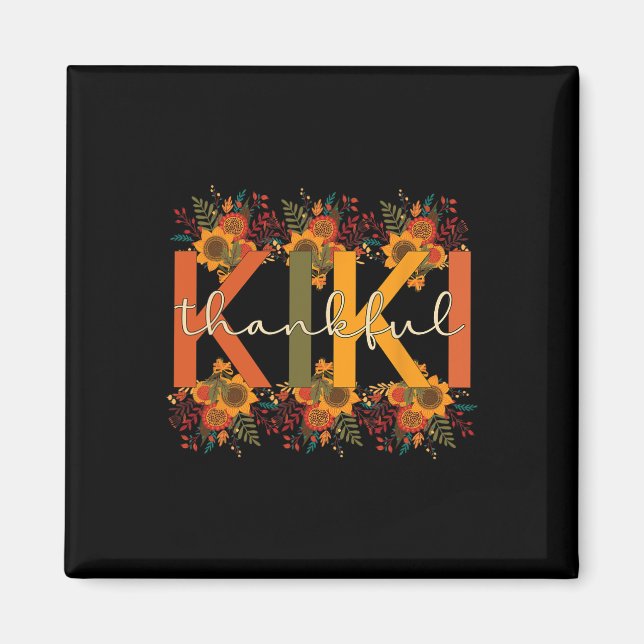 Imán Abuela de Kiki gracias por acción de gracias Kiki  (Frente)