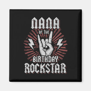Imán Abuela de la estrella de rock del cumpleaños Rocke