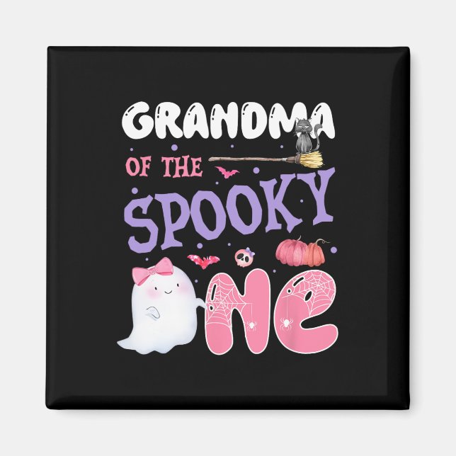 Imán Abuela De La Famosa Primera Halloween De Cumpleaño (Frente)