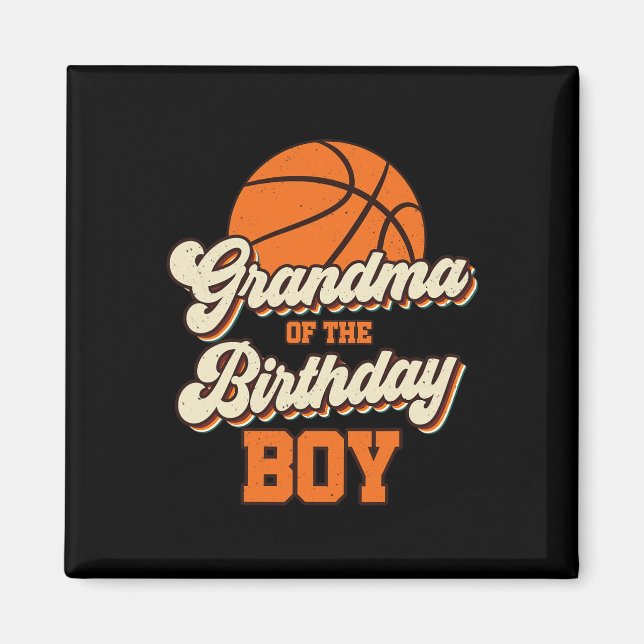 Imán Abuela de Nacimiento Básquetbol Mamá Nana F (Frente)