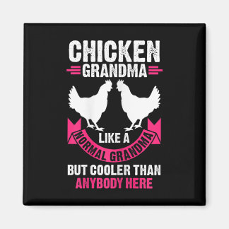 Imán Abuela de pollo de mujeres como una abuela normal 