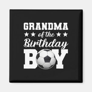 Imán Abuela Del Niño Cumpleañero Fútbol Cumpleaños Fami
