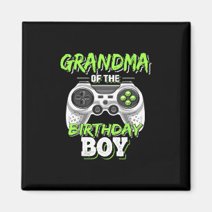 Imán Abuela Del Niño Cumpleañero Juego De Video Coincid