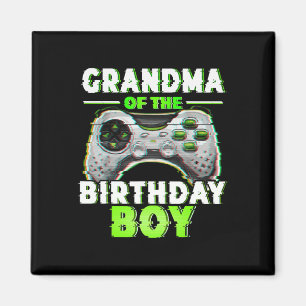 Imán Abuela Del Niño Nacimiento Video Gamer Coincidiend