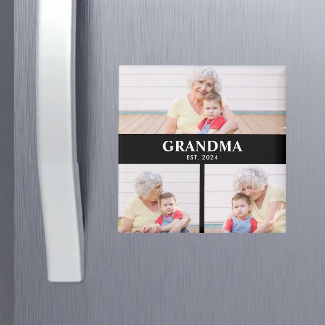 Imán Abuela Establecida 3 Día del Abuelo Foto (Subido por el creador)