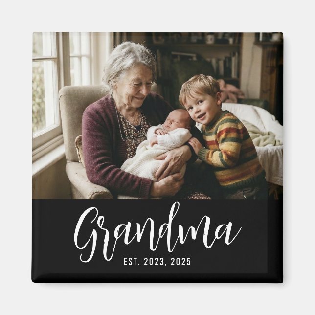 Imán Abuela Estableció Día de la Foto de la Abuela (Frente)