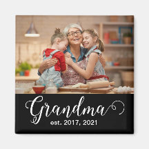 Abuela Estableció Regalo de Foto con Guión