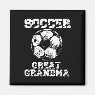 Imán Abuela genial del fútbol Jugadora de fútbol divert