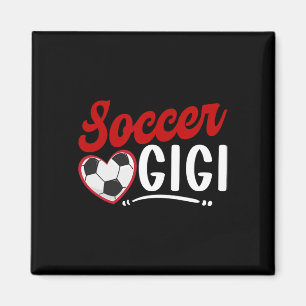 Imán Abuela Gigi Corazón de Fútbol de Gigi 