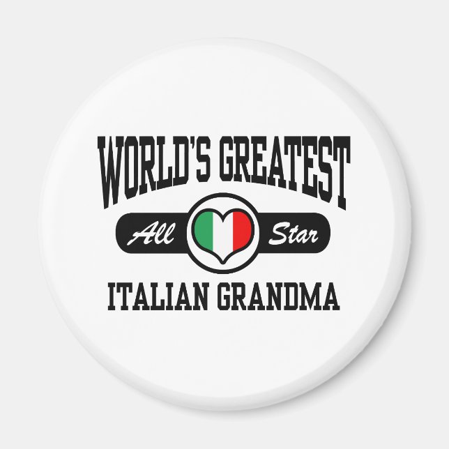 Imán Abuela italiana (Frente)