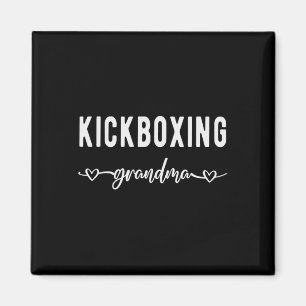 Imán Abuela Kickboxing Orgullosa Abuela Kickboxing Orgu