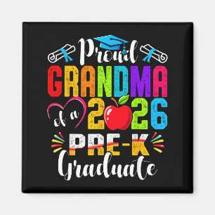 Imán Abuela orgullosa de graduada de pre-k de 2026 día
