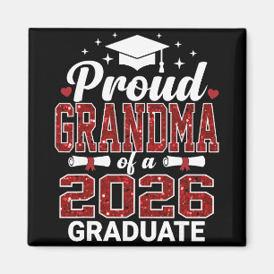Imán Abuela Orgullosa De Un Graduado De 2026 Graduación