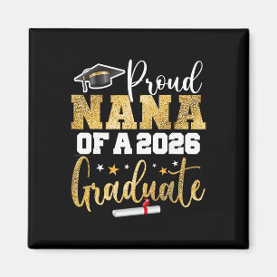 Imán Abuela orgullosa de un graduado de la promoción de