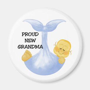 Imán Abuela orgullosa del bebé