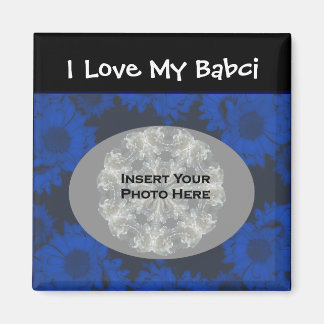 Imán Abuela polaca ama mi Babci Floral Magnet