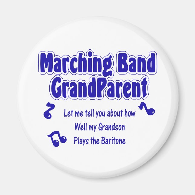 Imán Abuelo de banda de marcha/ Baritone (Frente)