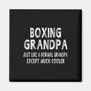 Imán Abuelo De Boxeo Como Un Abuelo Normal Excepto Mi