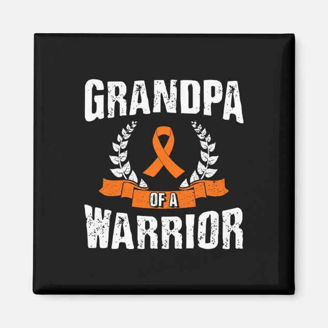Imán Abuelo De Conciencia De La Leucemia Guerrera (Frente)