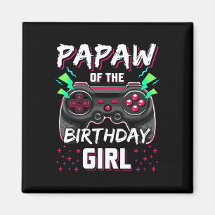Imán Abuelo De La Cumpleañera Videojuego Cumpleaños Mej