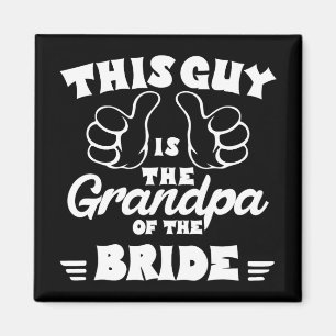 Imán Abuelo Del Abuelo Del Boda De Novia Abuelo Mens Br