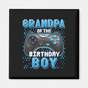 Imán Abuelo Del Bi De Videojuego De Cumpleaños