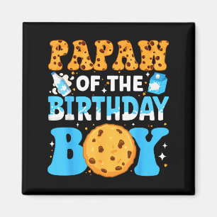 Imán Abuelo Del Cumpleañero Leche Y Galletas 1er Cumple