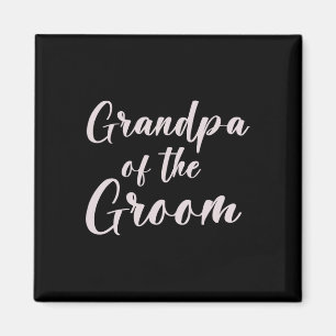 Imán Abuelo Del Equipo Boda De Groom Tee De Groom Gra