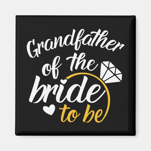 Imán Abuelo del futuro Día de la Gran Boda (Frente)