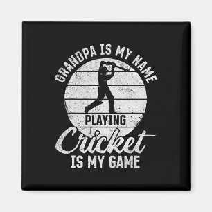 Imán Abuelo es mi nombre jugar cricket es mi juego 1 
