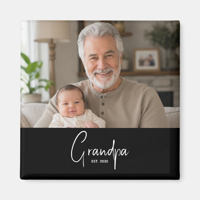 Imán Abuelo Establecido Regalo (Frente)