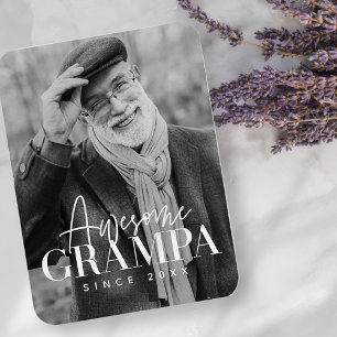 Imán Abuelo Increíble Desde 20XX Foto Simple y Elegante