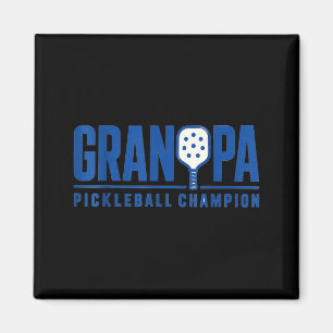 Imán Abuelo jugador de paleta de Pickleball estilo depo