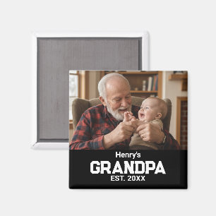 Imán Abuelo Moderno Establecido Nombre Año Foto Negro