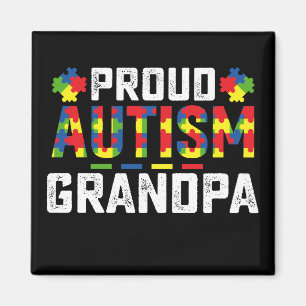 Imán Abuelo Orgulloso de Autismo Conciencia Familia Aut