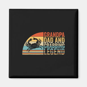 Imán Abuelo Papá Y Leyenda De Crabbing