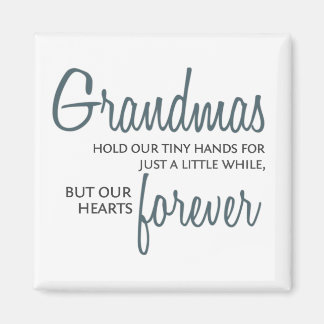 Imán Abuelos para siempre azul
