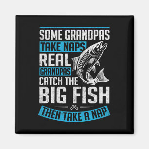 Imán Abuelos Reales Atrapan Grandes Peces Abuelo Divert