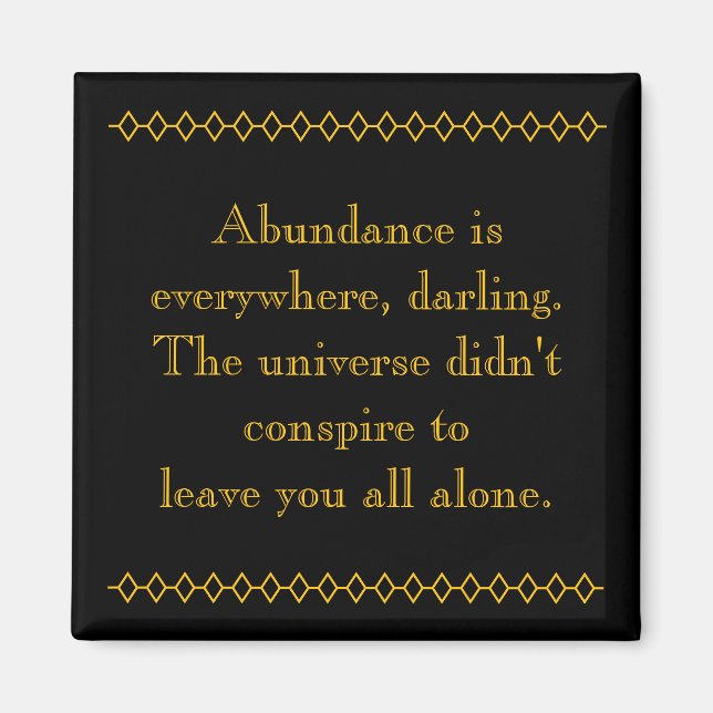 Imán Abundancia abundante (Frente)