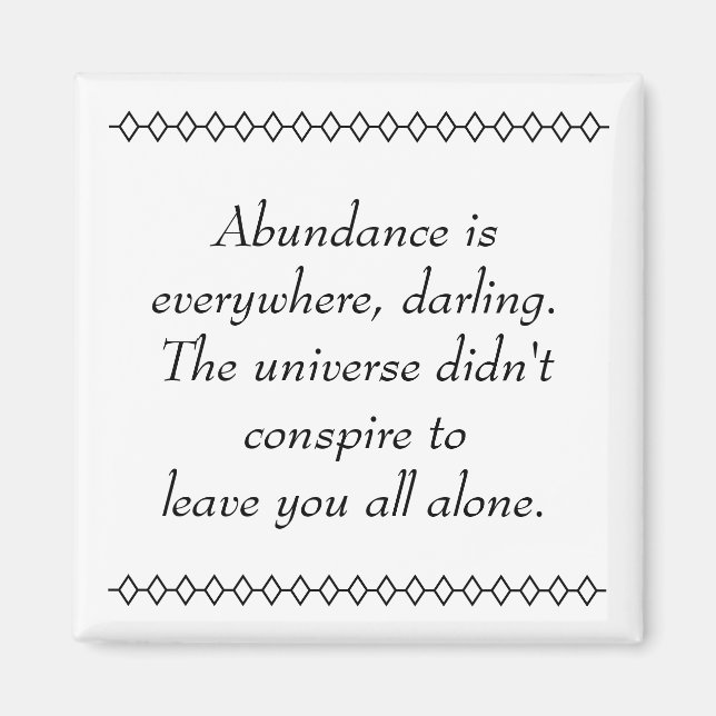 Imán Abundancia abundante (Frente)