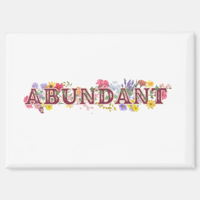 Imán Abundante - Magnet (Anverso)